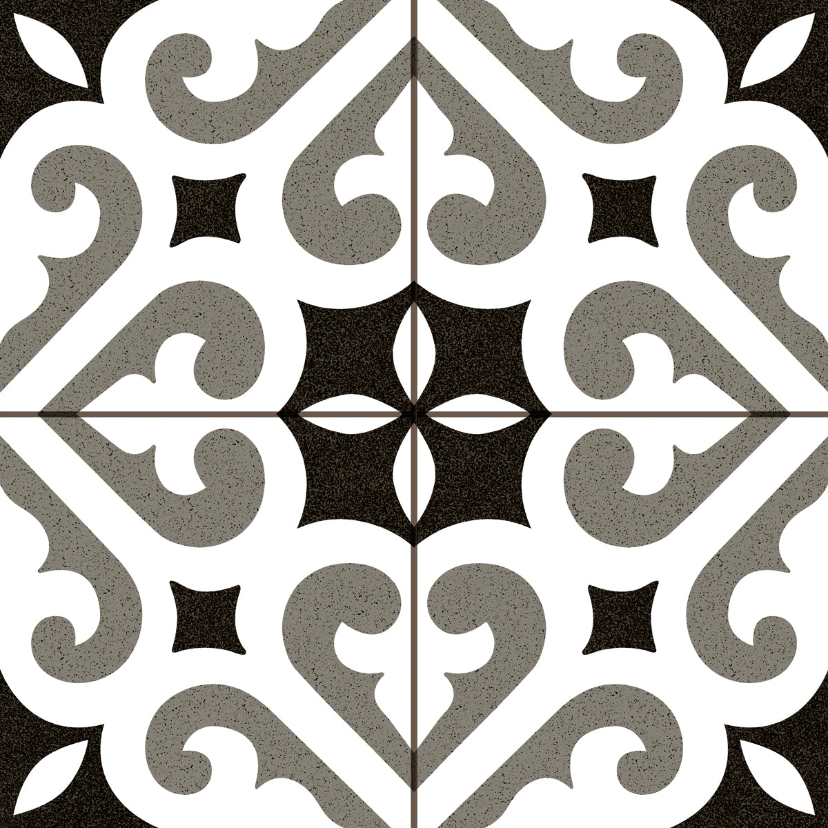 Vloertegel Cemento Decor Verona Grey 45x45 - WDtegels